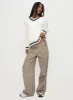 Federation V Neck Knit Sweater White sold by Princess Polly