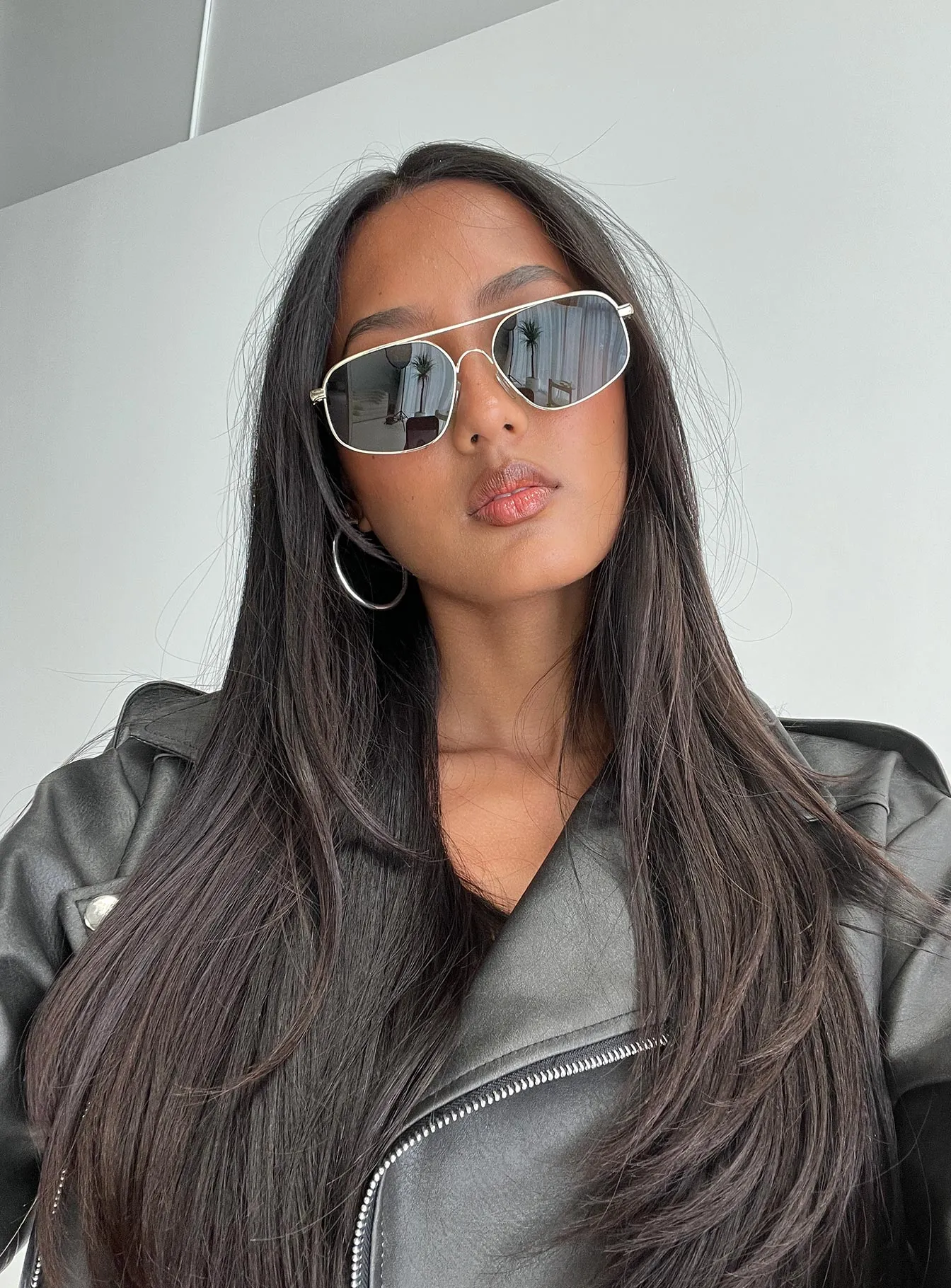 Esencia Sunglasses Gold sold by Princess Polly