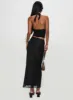 Satine Maxi Skirt Black sold by Princess Polly