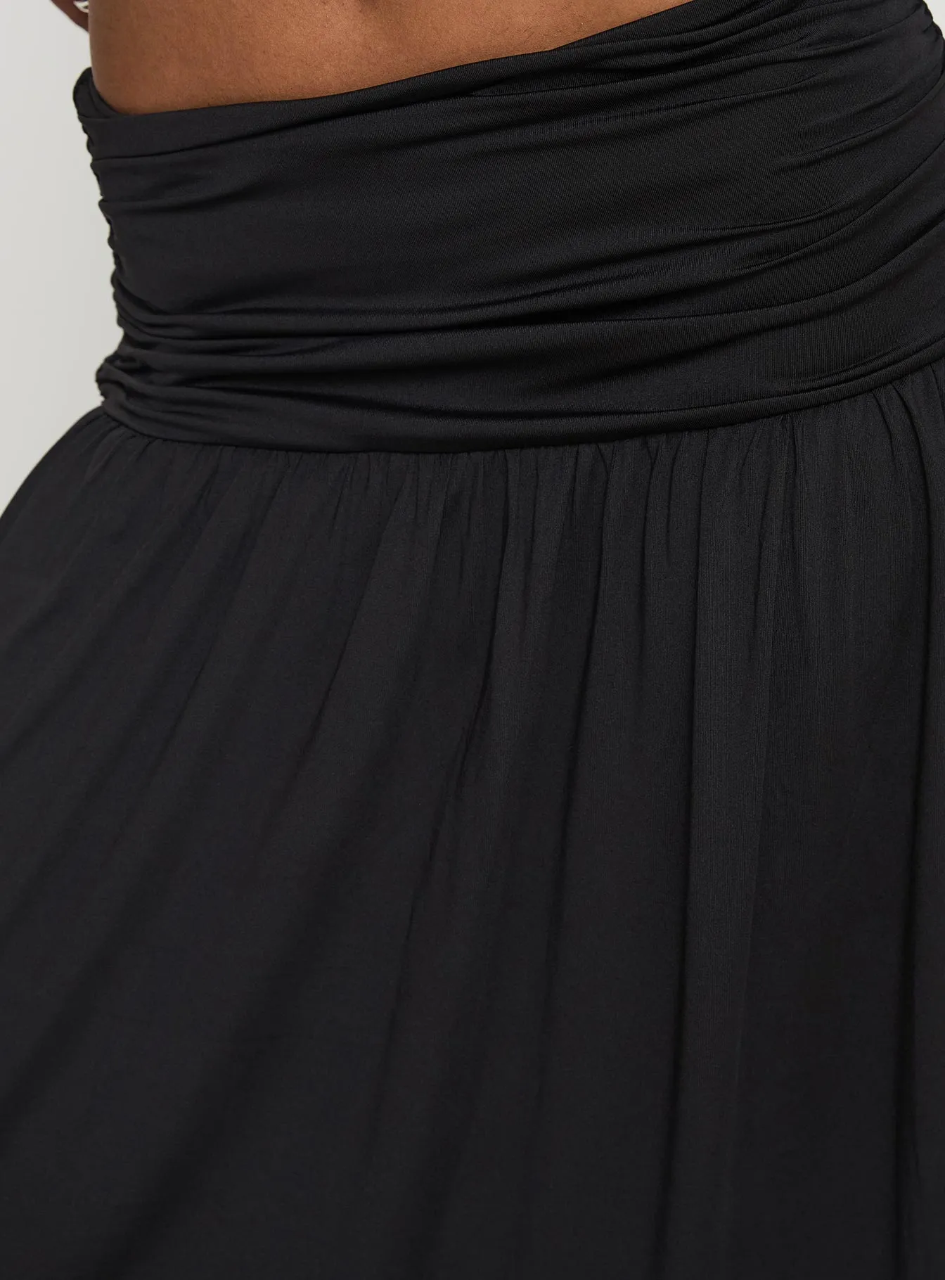 Gezabele Asymmetrical Maxi Skirt Black sold by Princess Polly product image thumbnail 5