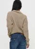 Darcel Button Up Knit Cardigan Mocha sold by Princess Polly