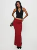 Silene Maxi Skirt Red sold by Princess Polly