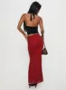 Silene Maxi Skirt Red sold by Princess Polly