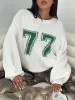 Summer 77 Knit Sweater White / Green sold by Princess Polly