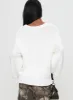 Summer 77 Knit Sweater White / Green sold by Princess Polly