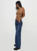 Everlong Mid Rise Wide Leg Jeans Dark Blue Wash sold by Princess Polly