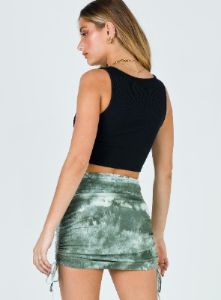 Sabotage Mini Skirt Green sold by Princess Polly