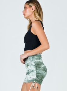 Sabotage Mini Skirt Green sold by Princess Polly