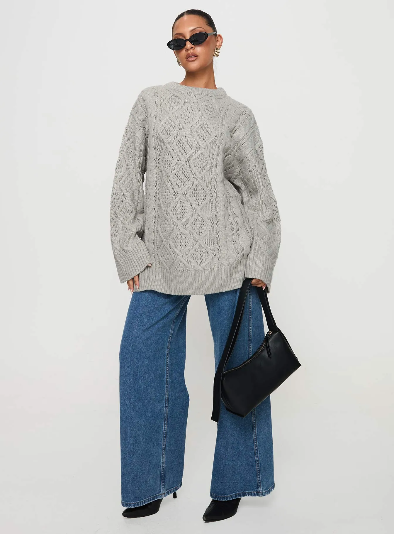 Gigi Knit Sweater Cloud sold by Princess Polly product image thumbnail 3