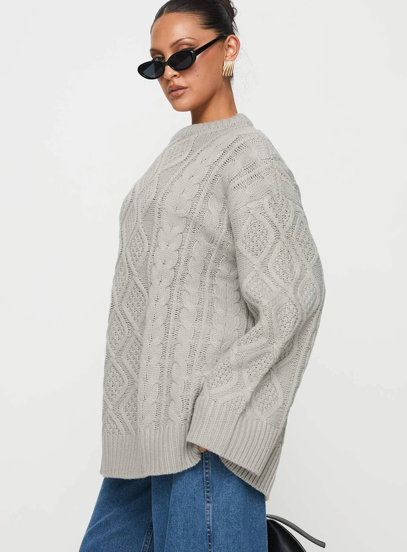 Gigi Knit Sweater Cloud sold by Princess Polly product image thumbnail 4