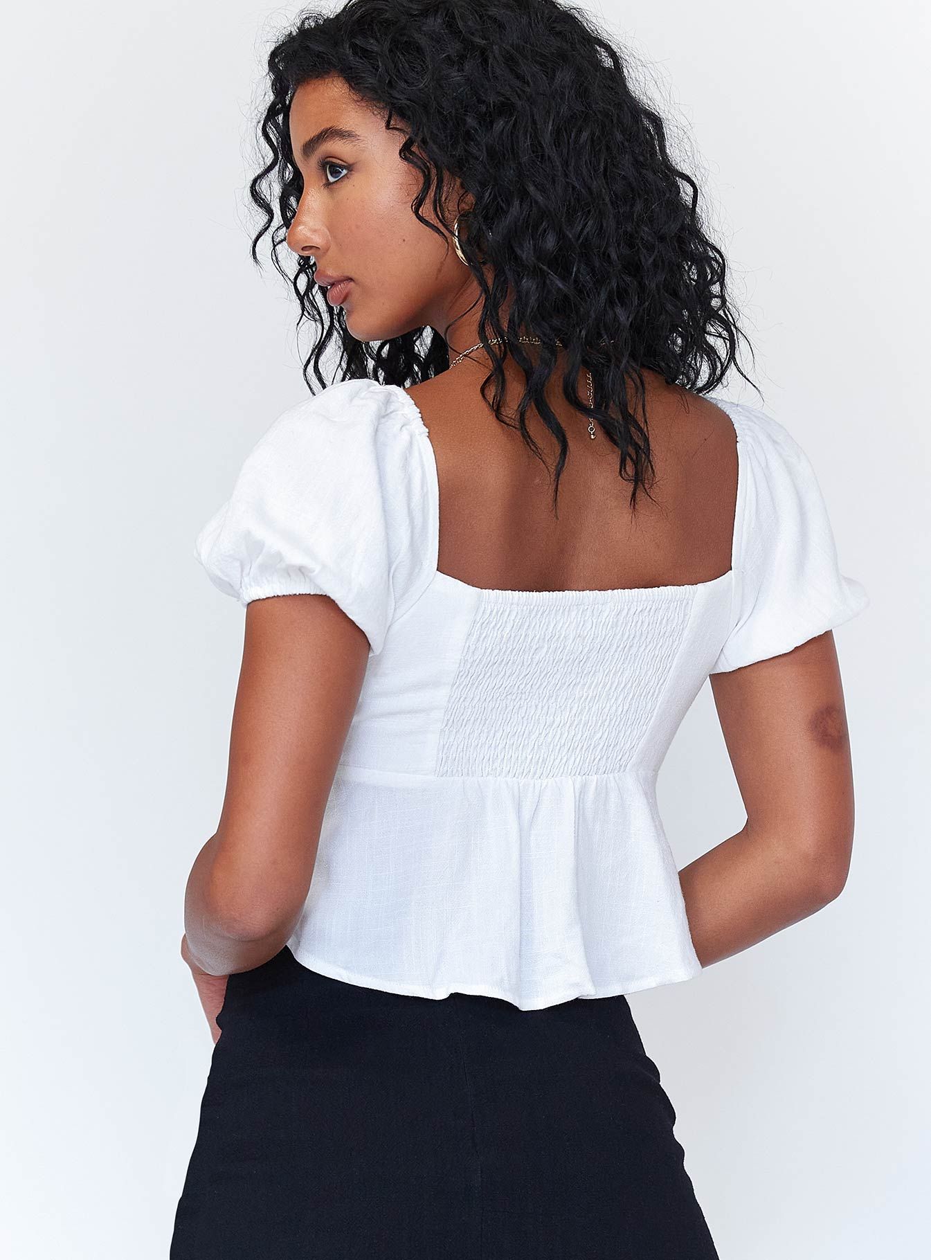 Suzie Top White sold by Princess Polly product image thumbnail 4