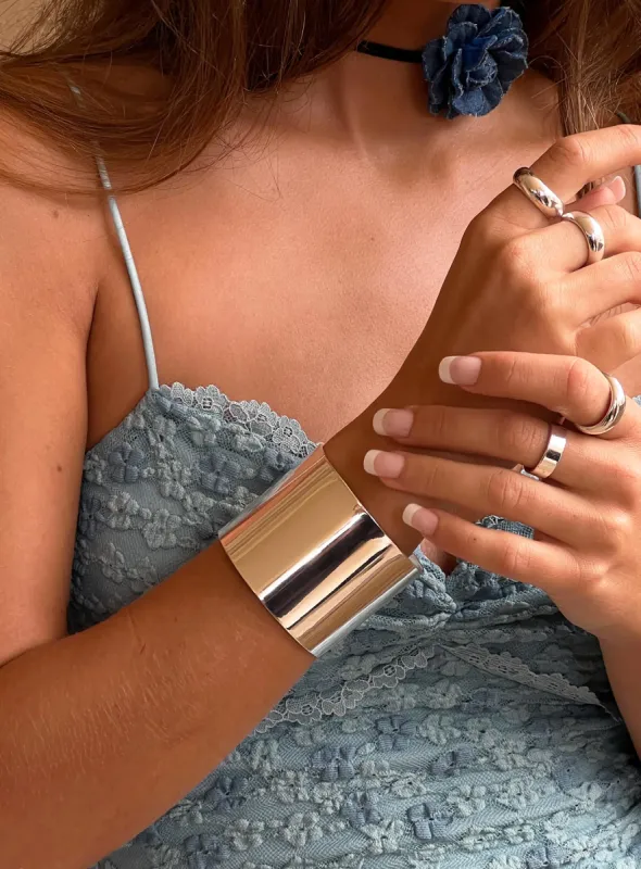 Herro Cuff Silver sold by Princess Polly