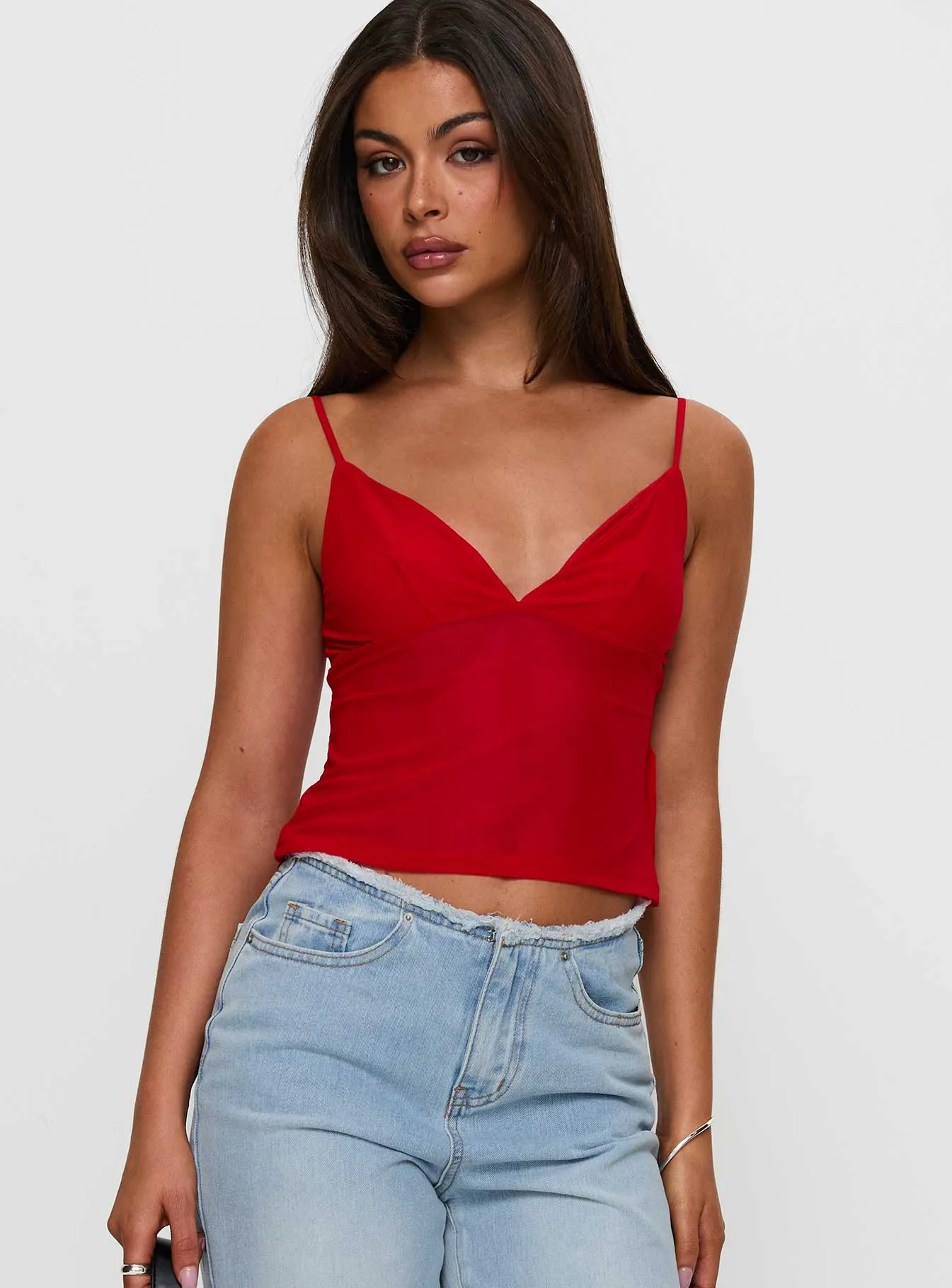 Fast Times Top Red sold by Princess Polly