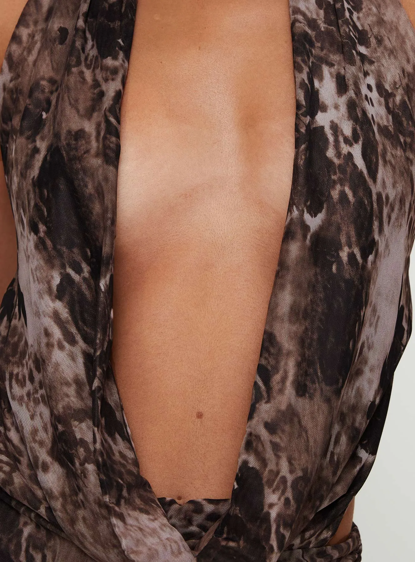 Tigress Halter Mini Dress Animal Multi sold by Princess Polly product image thumbnail 5