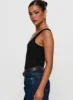 Baseline Rib Bodysuit Black sold by Princess Polly