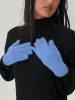 Prichard Fluffy Gloves Blue sold by Princess Polly