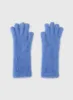 Prichard Fluffy Gloves Blue sold by Princess Polly