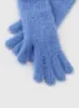 Prichard Fluffy Gloves Blue sold by Princess Polly