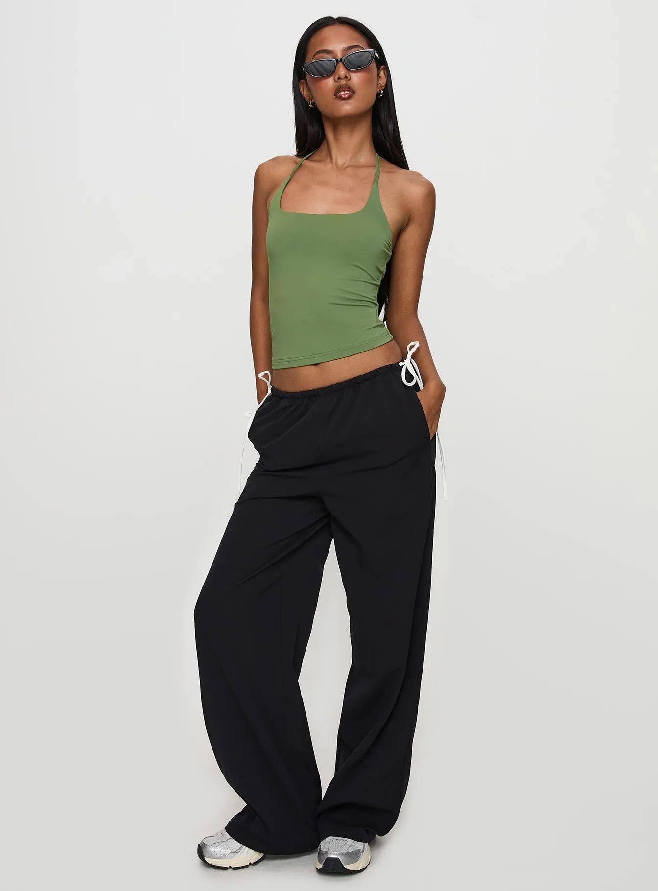 Ezekiel Nylon Top Green sold by Princess Polly product image thumbnail 3