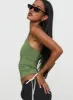 Ezekiel Nylon Top Green sold by Princess Polly