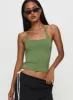 Ezekiel Nylon Top Green sold by Princess Polly