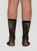 Whimsy Mid High Lace Socks Black sold by Princess Polly