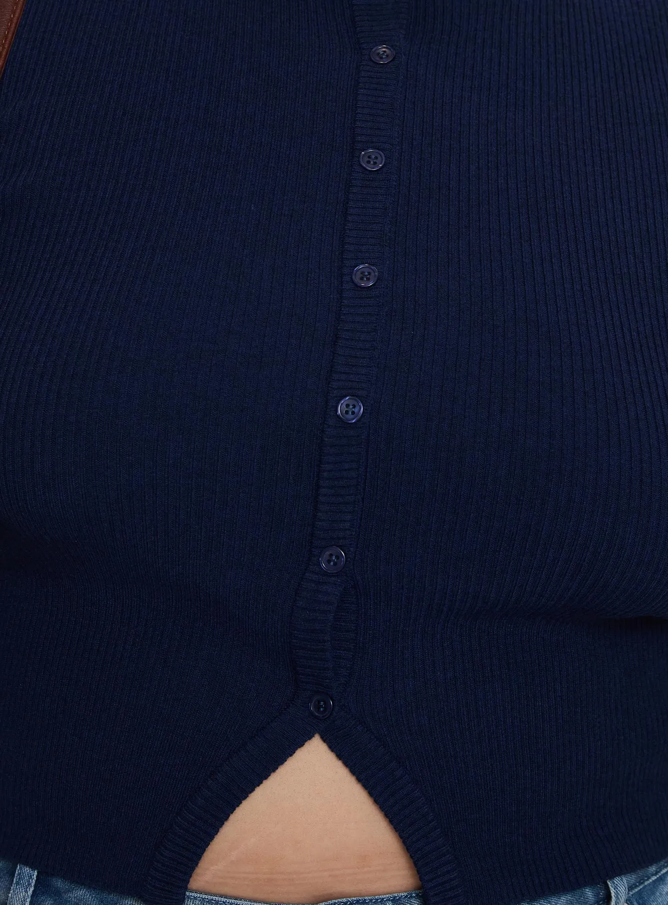 Suzu Sleeveless Knit Top Navy Curve sold by Princess Polly product image thumbnail 5