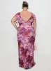 Soleila Maxi Dress Purple Multi Curve sold by Princess Polly