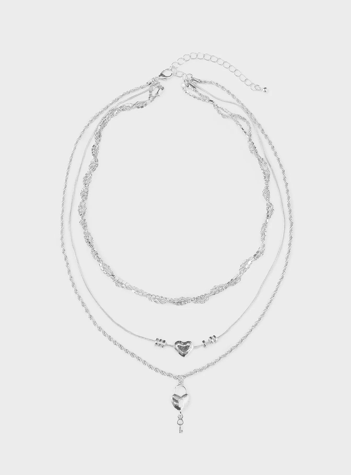 In The Moonlight Necklace Silver sold by Princess Polly product image thumbnail 2