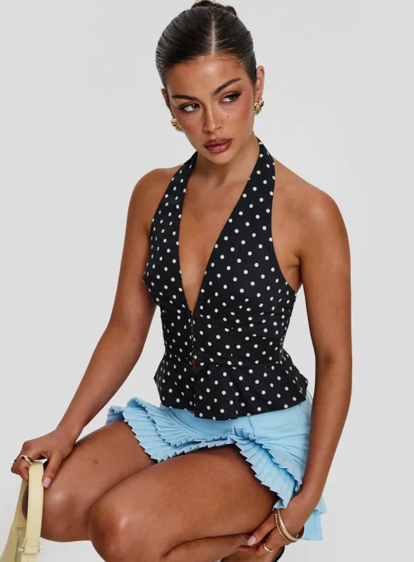 Pleasing Top Polka Dot sold by Princess Polly