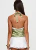 Bimbette Halter Cami Top Green sold by Princess Polly