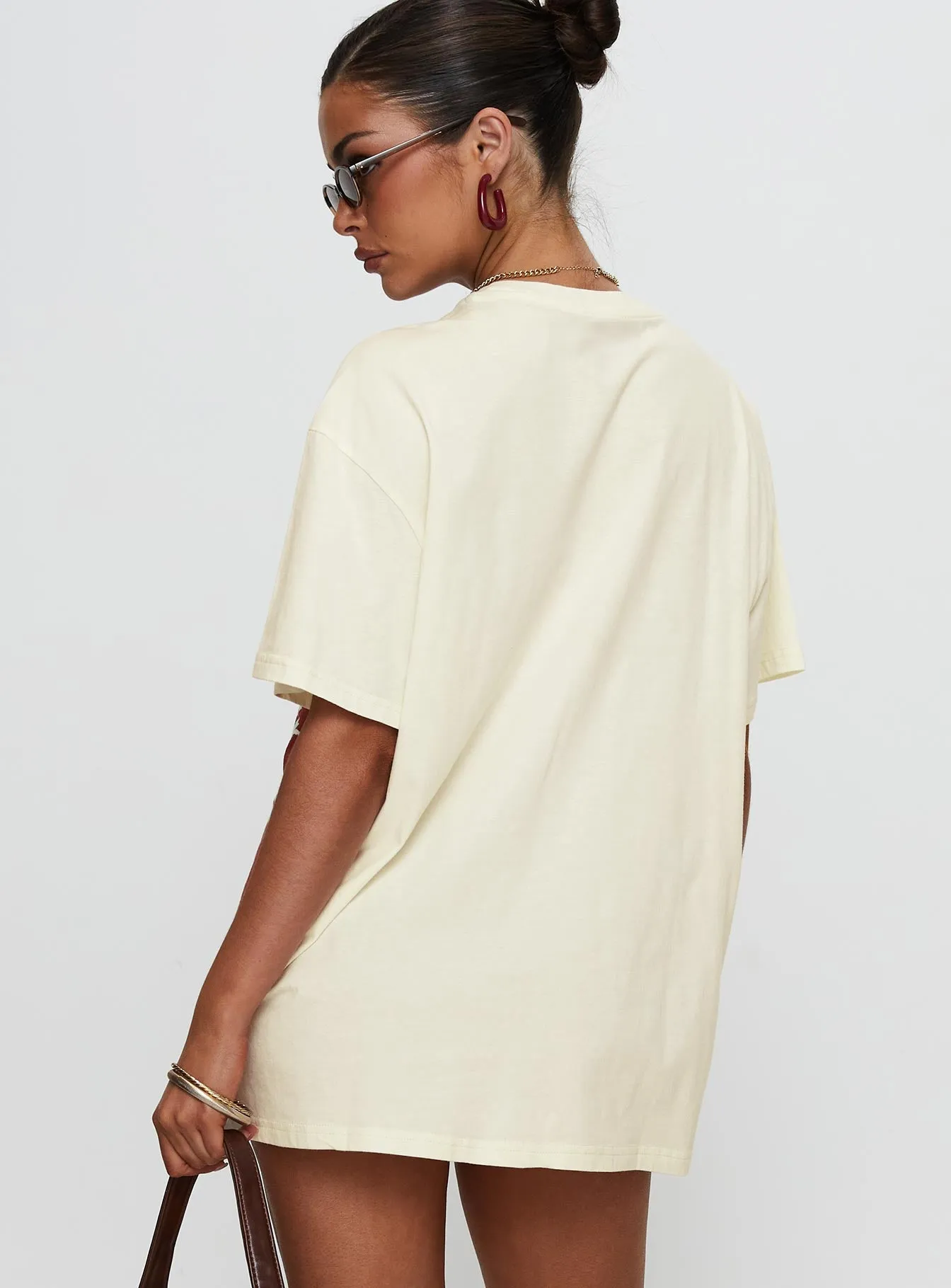 Cherrie Amore Oversized Tee White sold by Princess Polly product image thumbnail 5