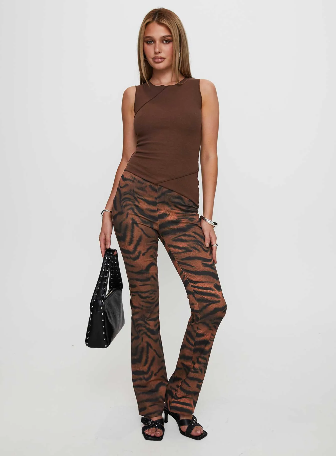 Morganah Aysmmetrical Top Brown sold by Princess Polly product image thumbnail 3