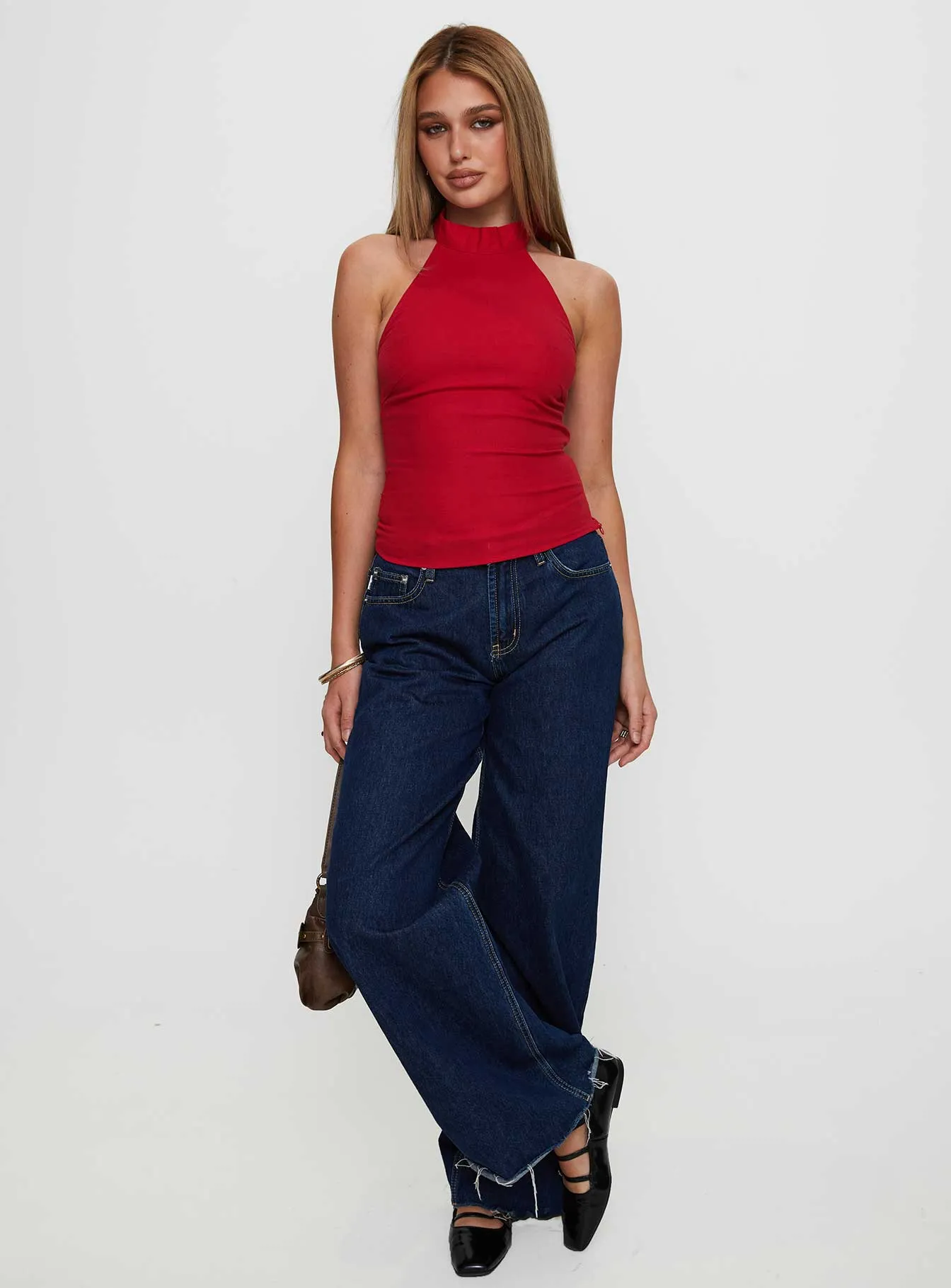 Merril Halter Top Red sold by Princess Polly product image thumbnail 3