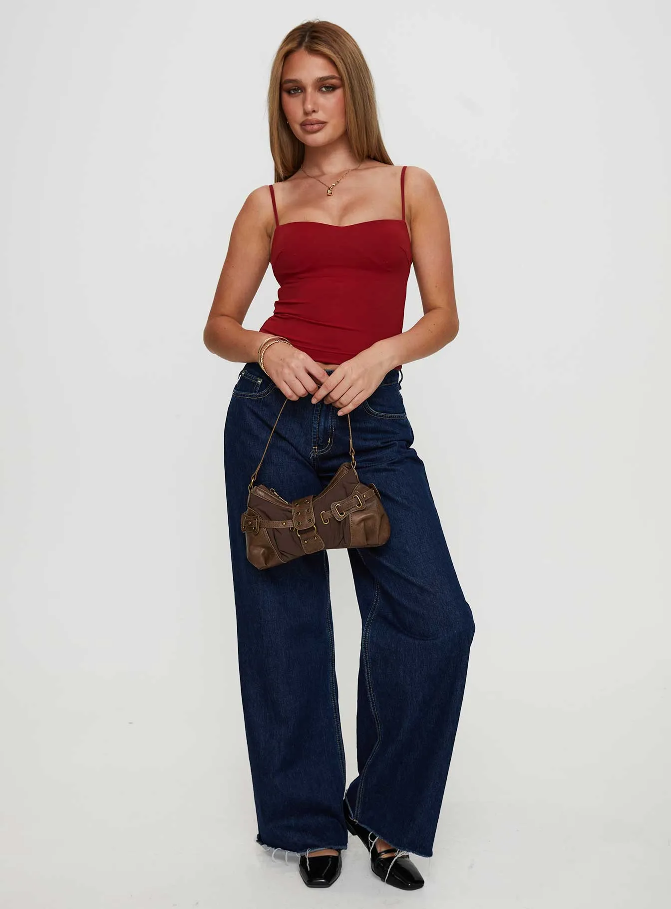 Evanda Top Burgundy sold by Princess Polly product image thumbnail 2