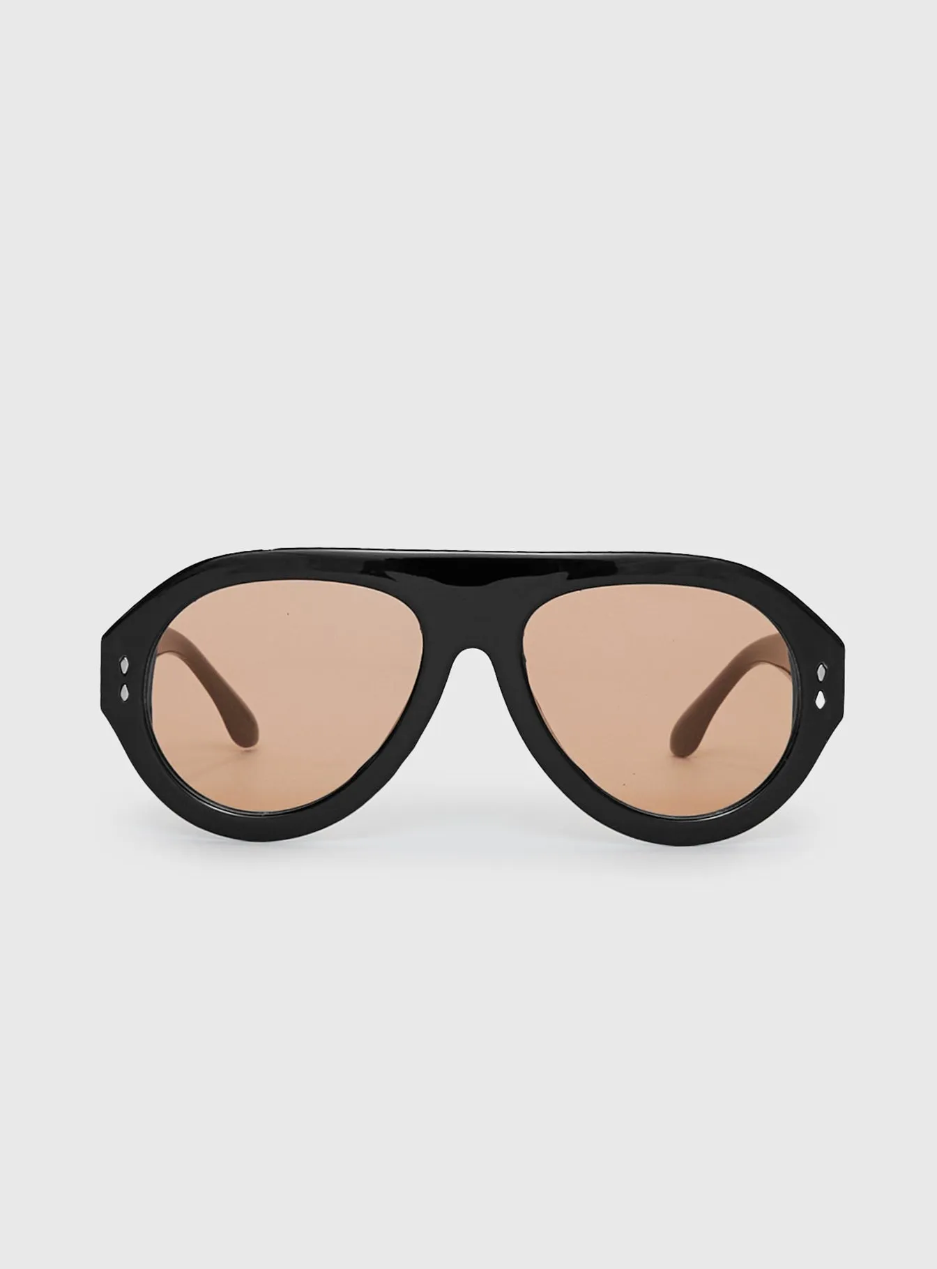 Satellite Sunglasses Black / Orange sold by Princess Polly product image thumbnail 2