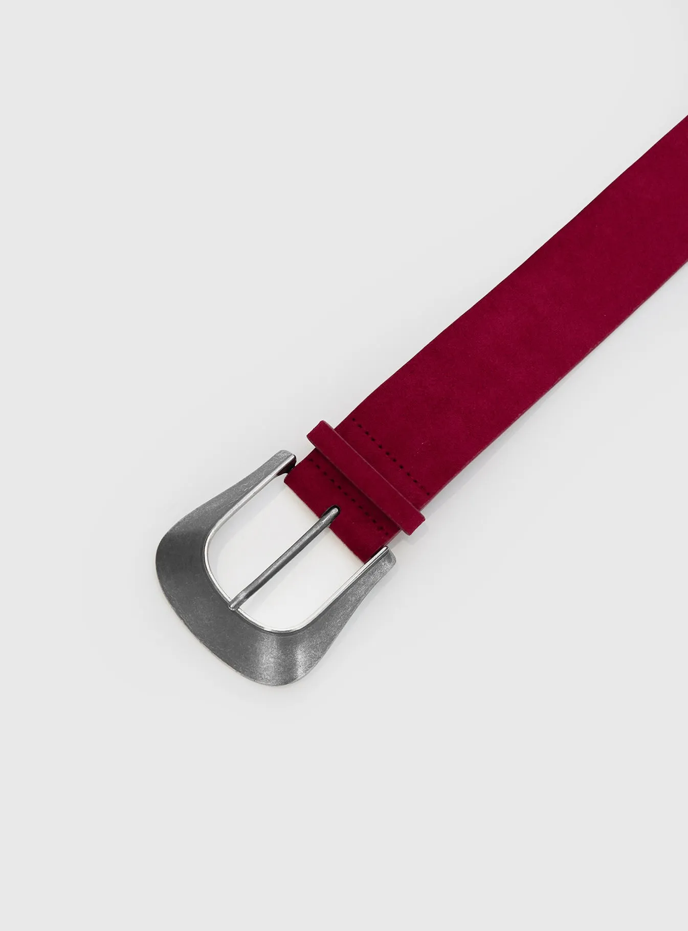 Jaxton Faux Suede Belt Pink sold by Princess Polly product image thumbnail 3