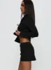 Feminique Skort Black Stripe sold by Princess Polly