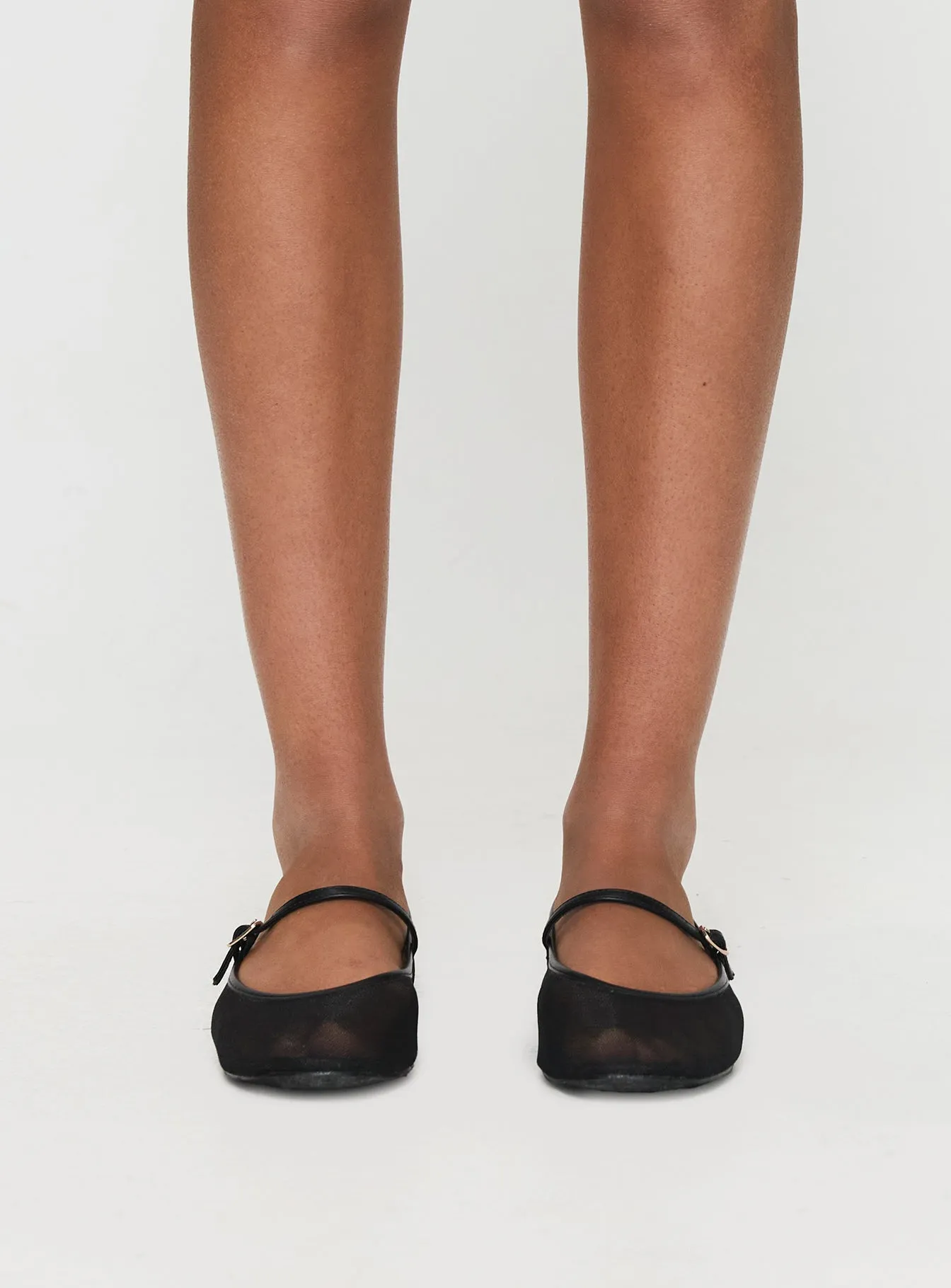 Billini Gilda Ballet Flats Black Mesh sold by Princess Polly product image thumbnail 2