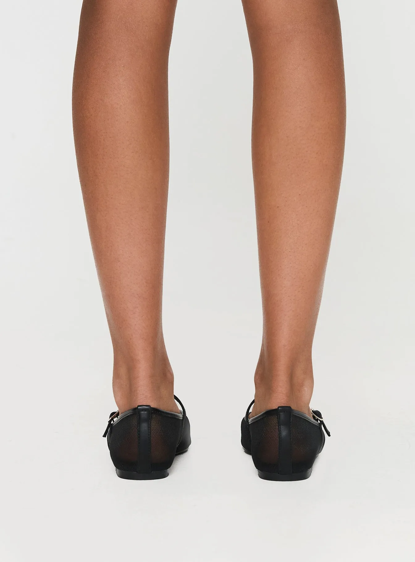 Billini Gilda Ballet Flats Black Mesh sold by Princess Polly product image thumbnail 4