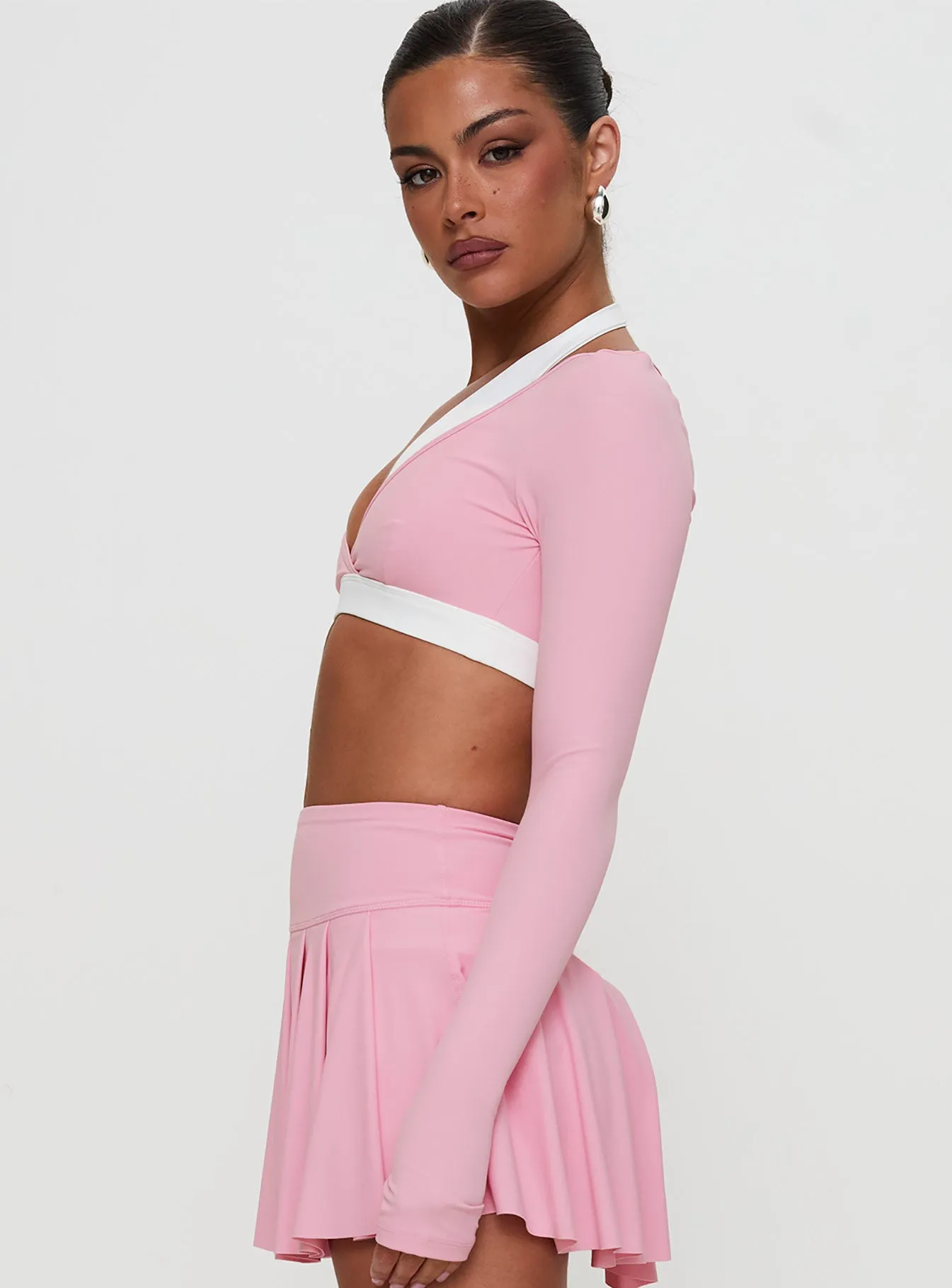 Vitality Long Sleeve Active Crop Pink sold by Princess Polly product image thumbnail 4