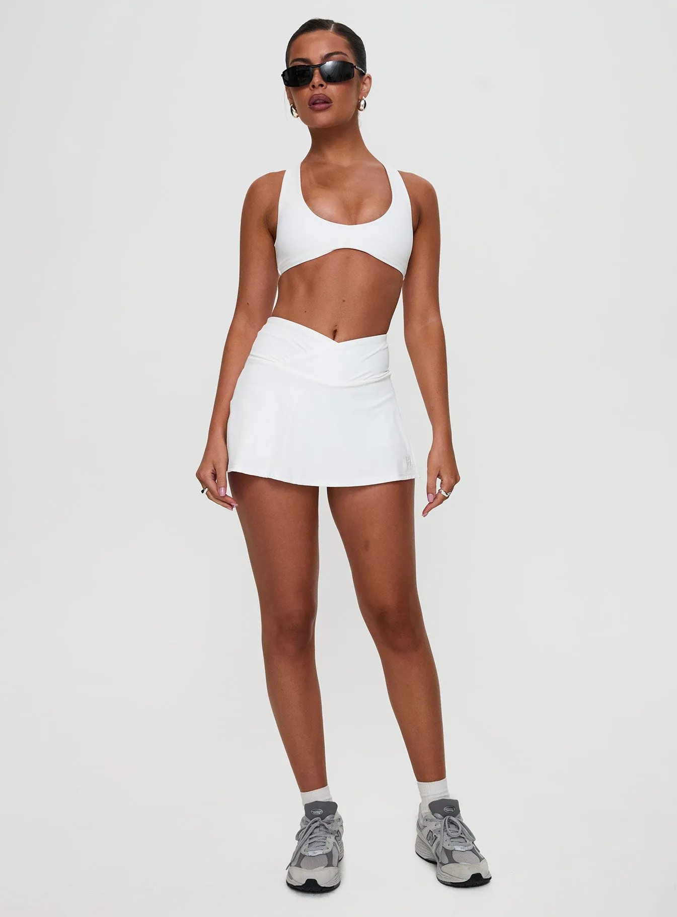 With Purpose Active Skort White sold by Princess Polly product image thumbnail 3