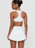 Dynamic Pleat Active Skort White sold by Princess Polly