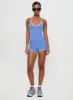 Fast Track Active Halter Top Blue sold by Princess Polly