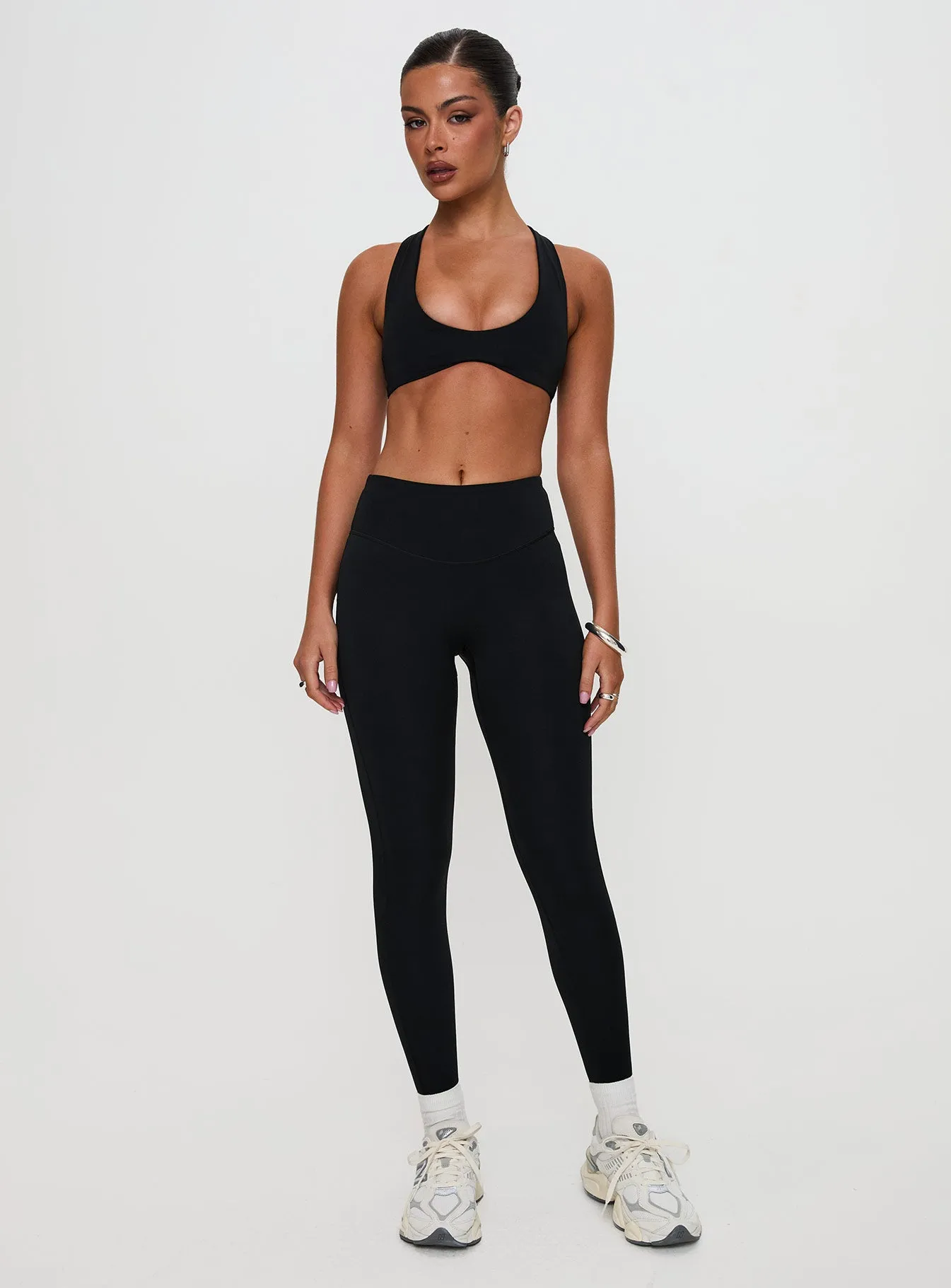 Pulse Full Length Active Tights Black sold by Princess Polly product image thumbnail 3