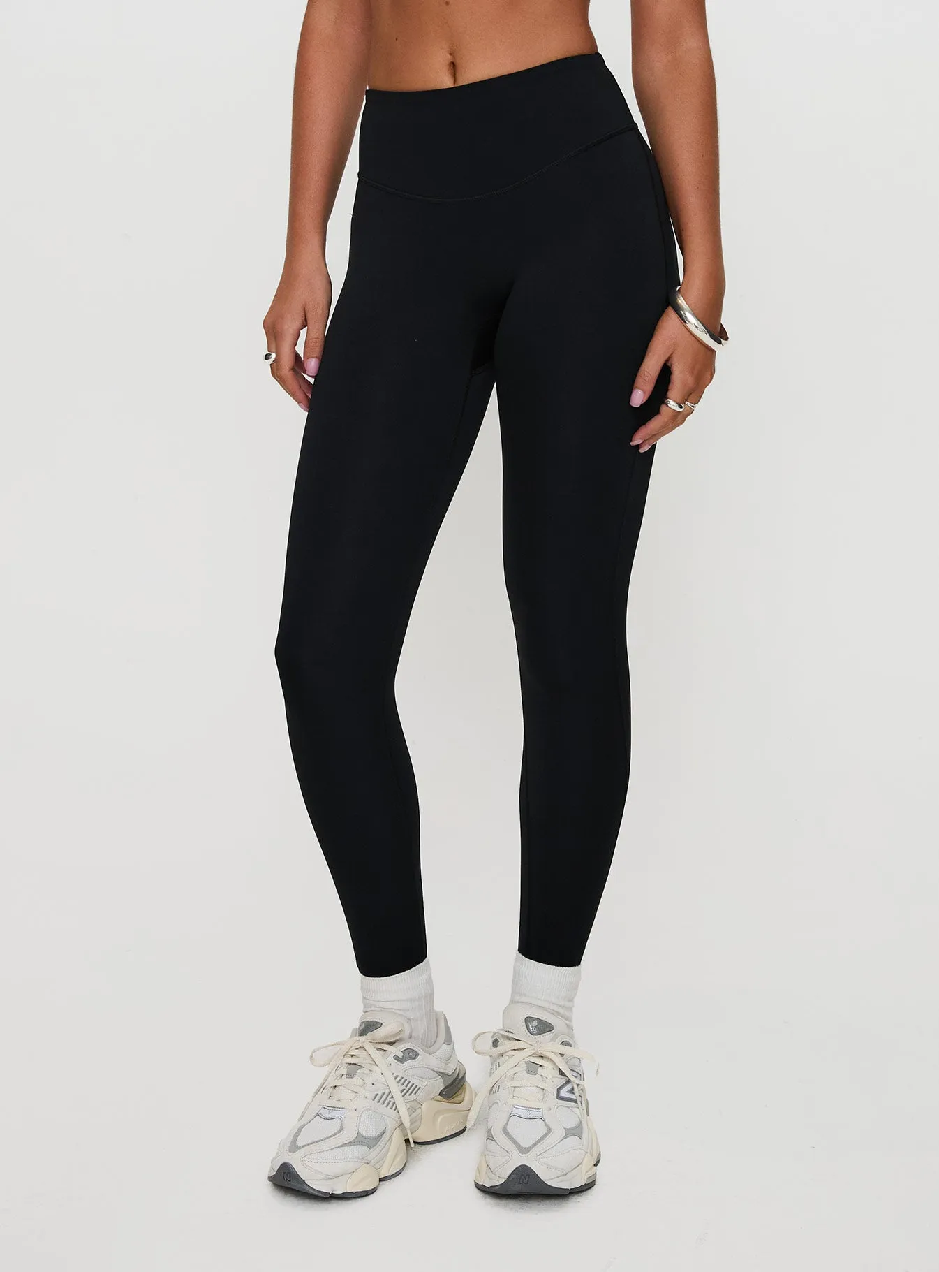 Pulse Full Length Active Tights Black sold by Princess Polly product image thumbnail 2