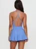 Spirit Pleat Tennis Romper Blue sold by Princess Polly