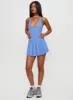 Spirit Pleat Tennis Romper Blue sold by Princess Polly