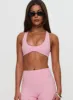 Pulse Active Halter Crop Pink sold by Princess Polly