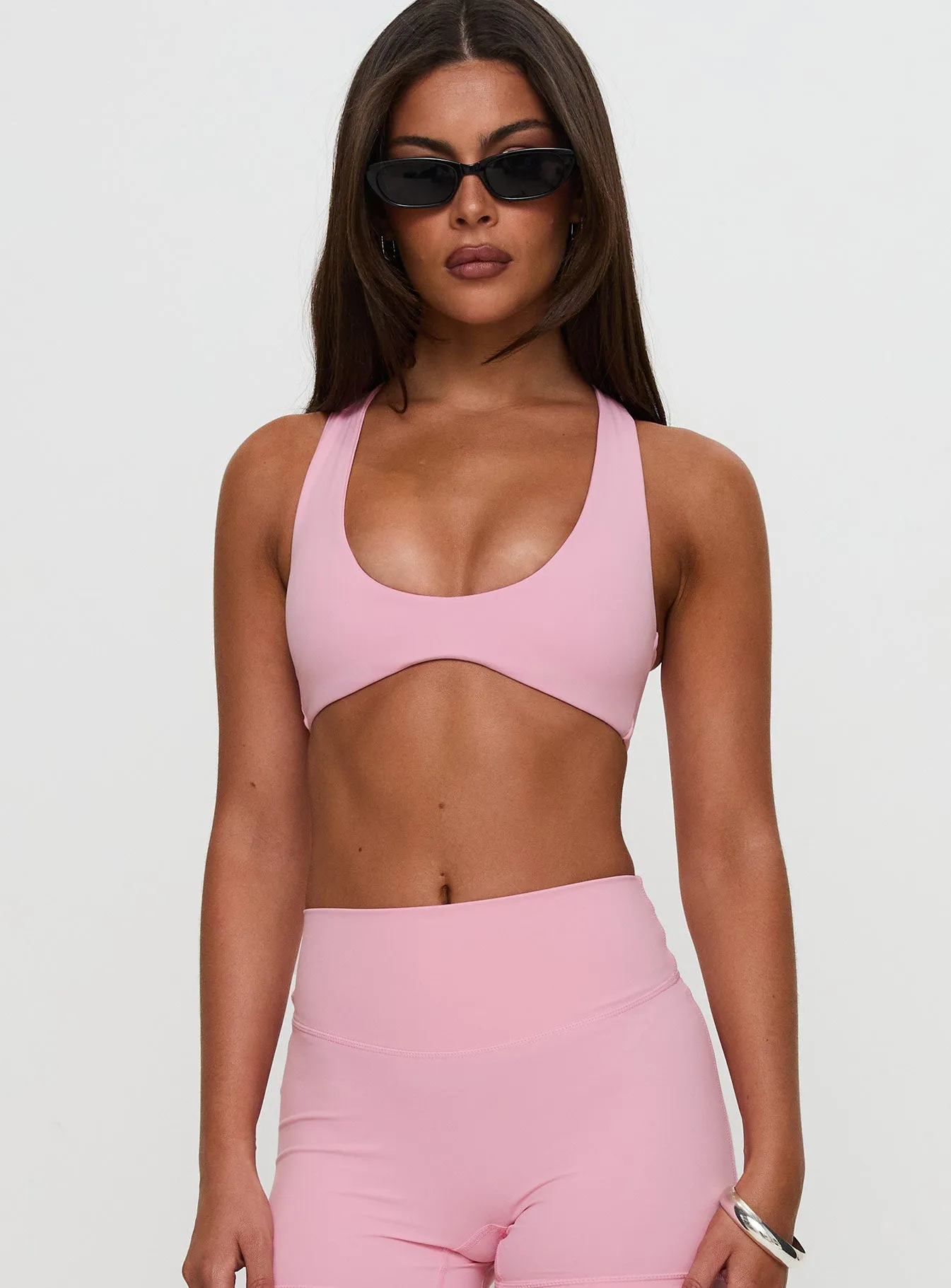 Pulse Active Halter Crop Pink sold by Princess Polly product image thumbnail 2
